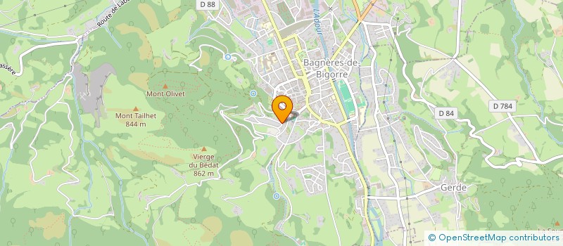 localisation de l'entreprise ALPYRENEES  BAGNERES-DE-BIGORRE