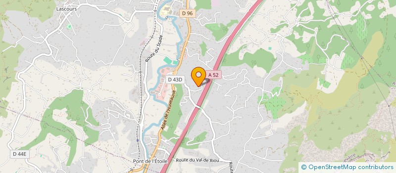 localisation de l'entreprise ALQAN  ROQUEVAIRE