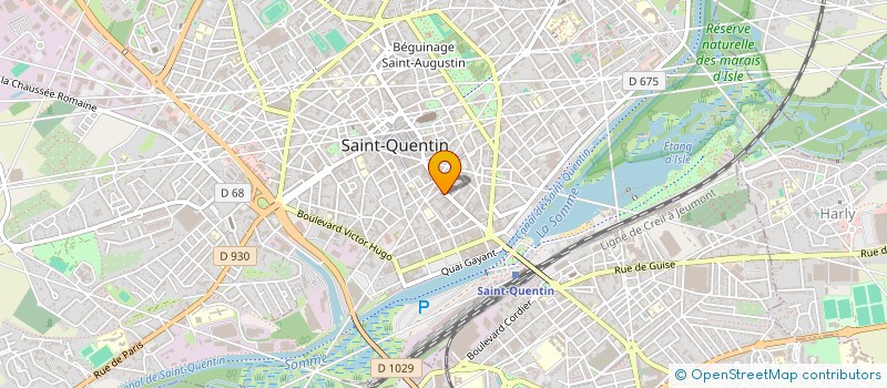 localisation de l'entreprise ALQUAL CONSEIL ET EXPERTISE (ALIMENTAIRE QUALITE CONSEIL ET EXPERTISE) à SAINT-QUENTIN