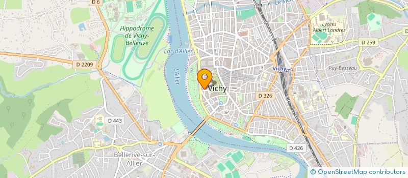 localisation de l'entreprise ALQUIE à VICHY