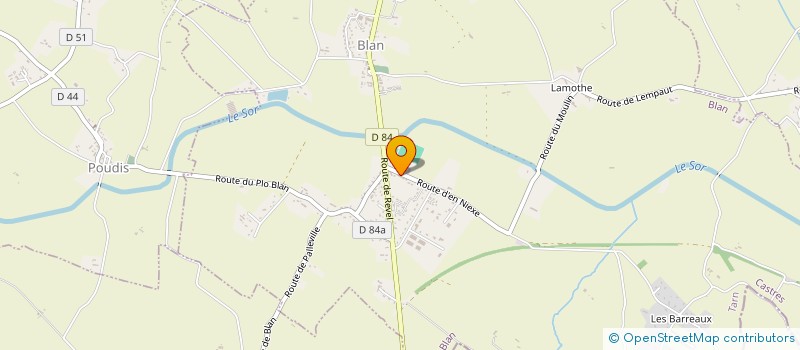 localisation de l'entreprise ALQUIER ELECTRICITE  BLAN