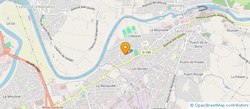 localisation de l'entreprise ALQUIER ROMAIN à SAINT-JUERY