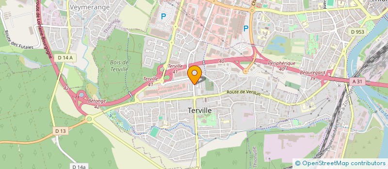 localisation de l'entreprise ALR  TERVILLE