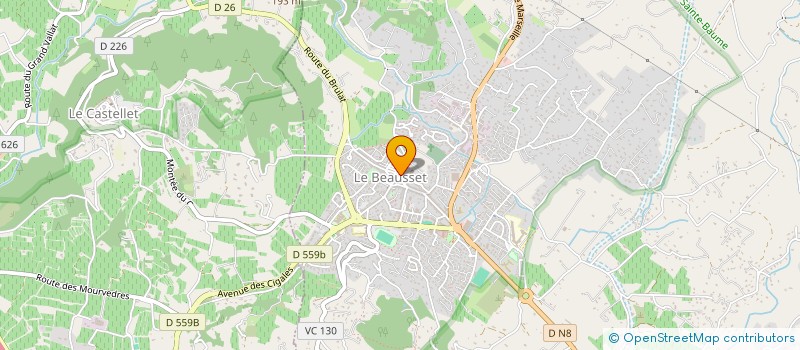 localisation de l'entreprise ALR  LE BEAUSSET