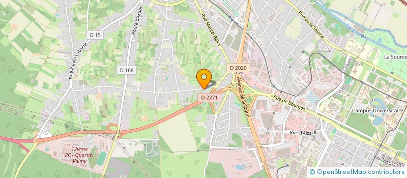 localisation de l'entreprise ALR  OLIVET