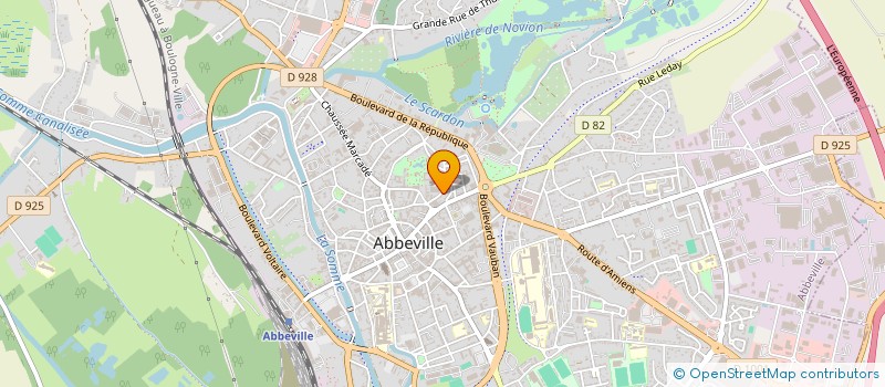 localisation de l'entreprise ALR  ABBEVILLE
