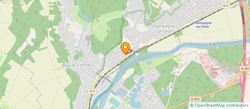 localisation de l'entreprise ALR BATIMENT  CHAMPAGNE-SUR-OISE