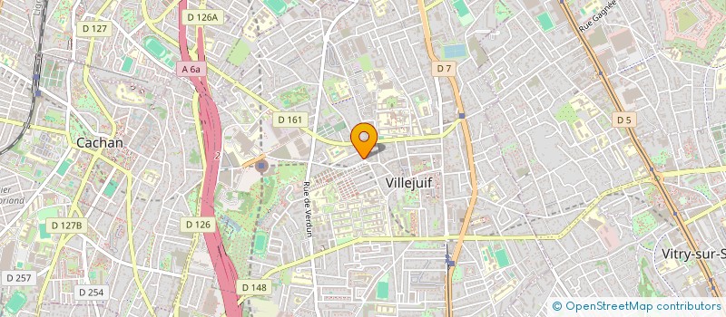 localisation de l'entreprise ALR DIFFUSION à VILLEJUIF