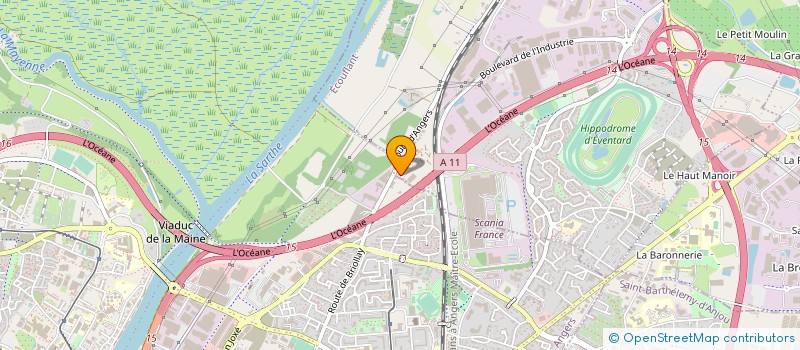 localisation de l'entreprise ALR DURDAN à ECOUFLANT