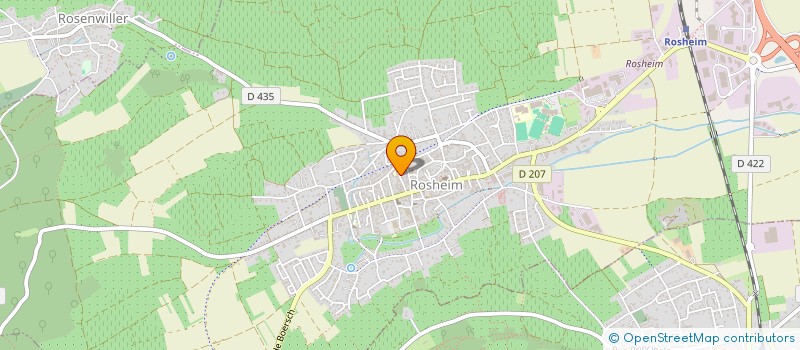 localisation de l'entreprise ALR ENERGIES à ROSHEIM