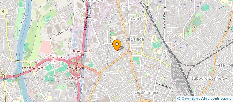 localisation de l'entreprise ALRAC DISTRIB à TOULOUSE