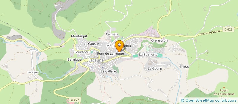 localisation de l'entreprise ALRAM RAMONAGE  LACAUNE