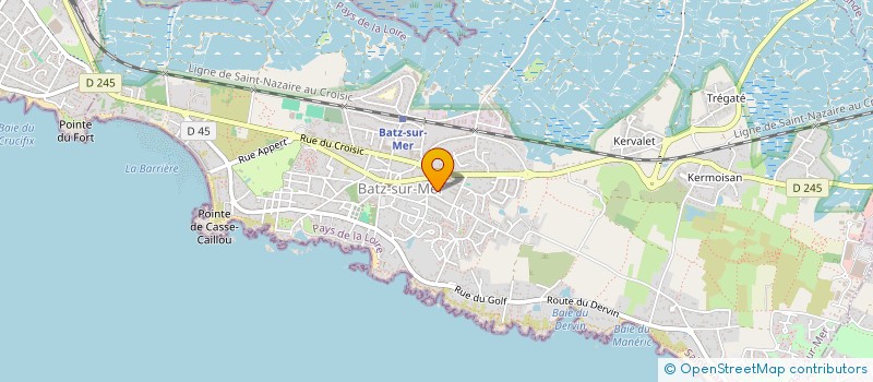 localisation de l'entreprise ALRE  BATZ-SUR-MER