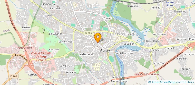 localisation de l'entreprise ALRE BOOKS à AURAY