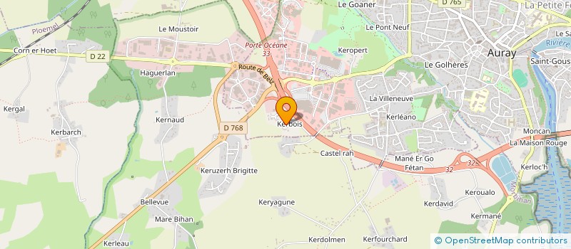 localisation de l'entreprise ALRE EQUI BOUTIQUE à AURAY