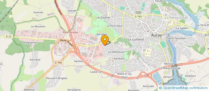 localisation de l'entreprise ALRE MAINTENANCE à AURAY