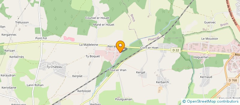 localisation de l'entreprise ALRE TRAVAUX PUBLICS  PLOEMEL