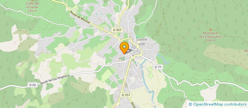 localisation de l'entreprise ALRECOM  AUPS