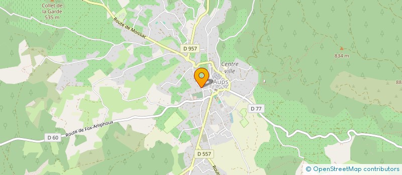 localisation de l'entreprise ALRECOM-SOLEIL à AUPS