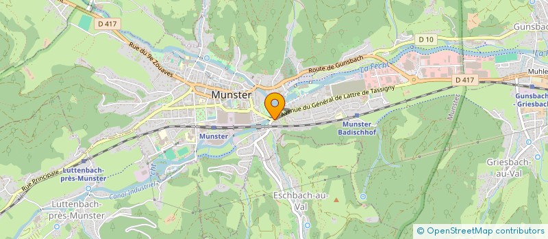 localisation de l'entreprise ALREDI  MUNSTER