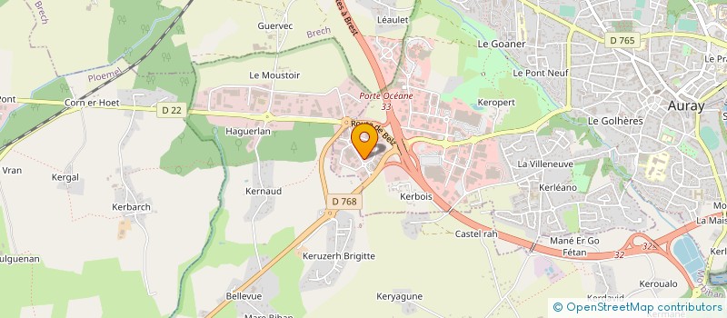 localisation de l'entreprise ALREKIDS à AURAY
