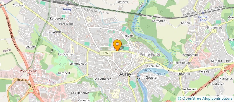 localisation de l'entreprise ALREKINES à AURAY