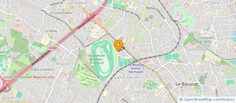 localisation de l'entreprise ALREM BRASSERIE  LE BOUSCAT