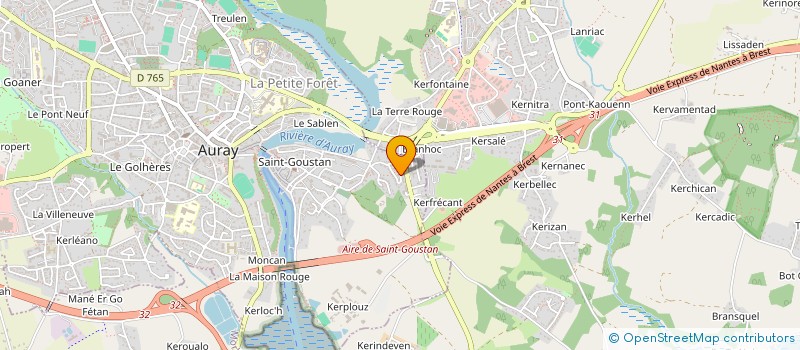 localisation de l'entreprise ALREO FORMATION à AURAY