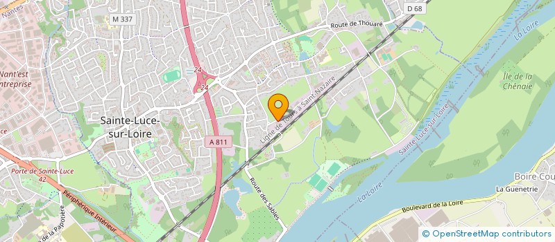 localisation de l'entreprise ALRI  SAINTE-LUCE-SUR-LOIRE