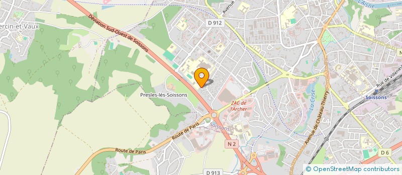 localisation de l'entreprise ALRICK AG à SOISSONS