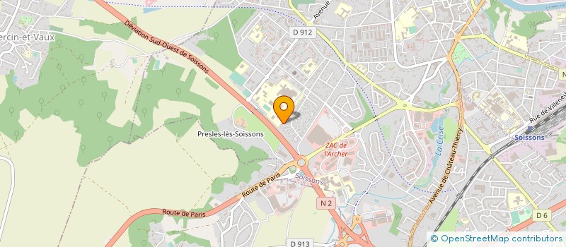 localisation de l'entreprise ALRICK EXPERTISE à SOISSONS