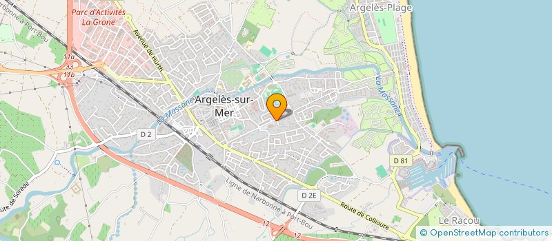 localisation de l'entreprise ALRICQ à ARGELES-SUR-MER