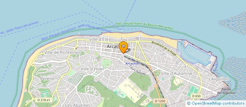 localisation de l'entreprise ALRIK à ARCACHON