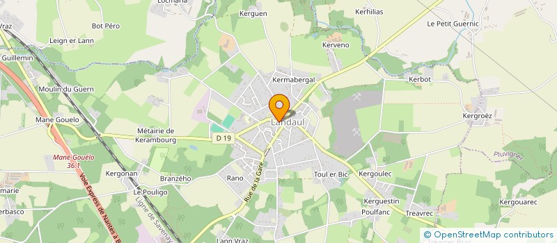 localisation de l'entreprise ALRO MAINTENANCE  LANDAUL