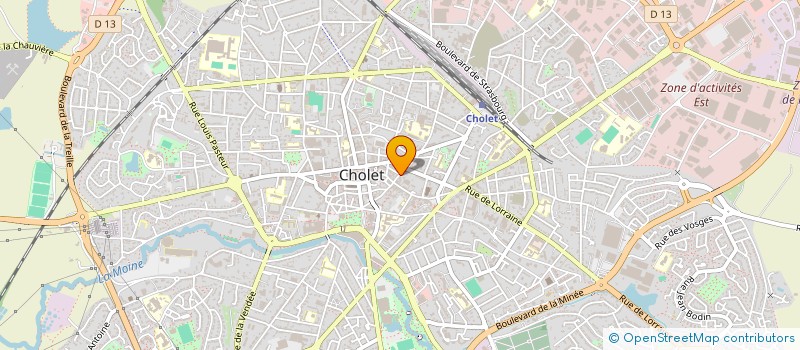 localisation de l'entreprise ALROFRA à CHOLET