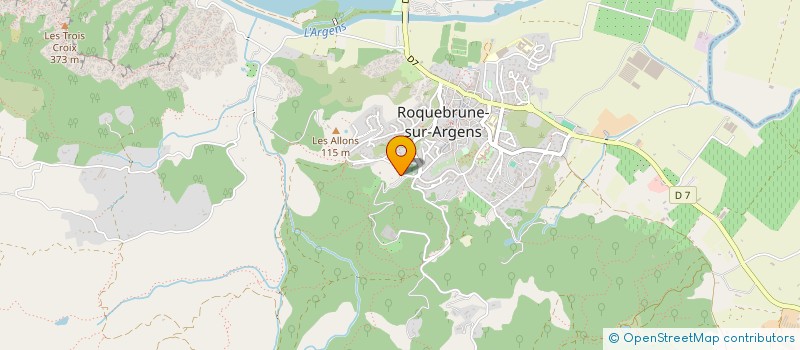 localisation de l'entreprise ALROMA  ROQUEBRUNE-SUR-ARGENS