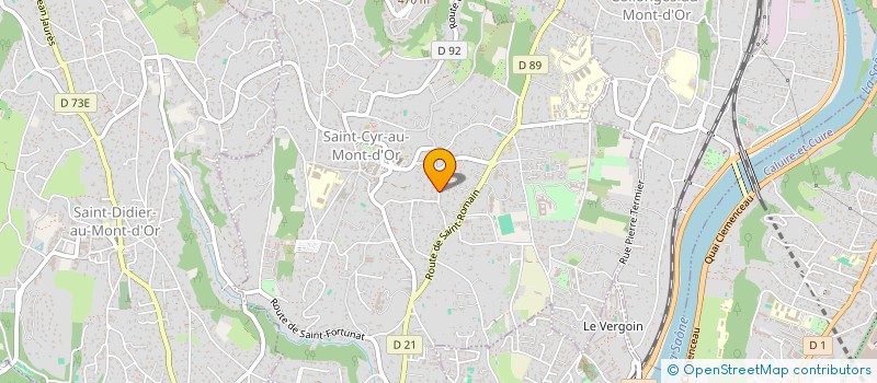 localisation de l'entreprise ALROMA  SAINT-CYR-AU-MONT-D'OR