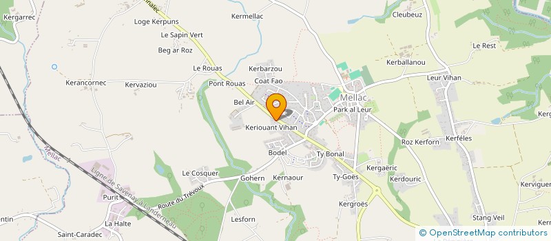 localisation de l'entreprise ALROMA  MELLAC