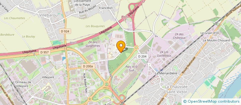 localisation de l'entreprise ALRS à LA CHAUSSEE-SAINT-VICTOR