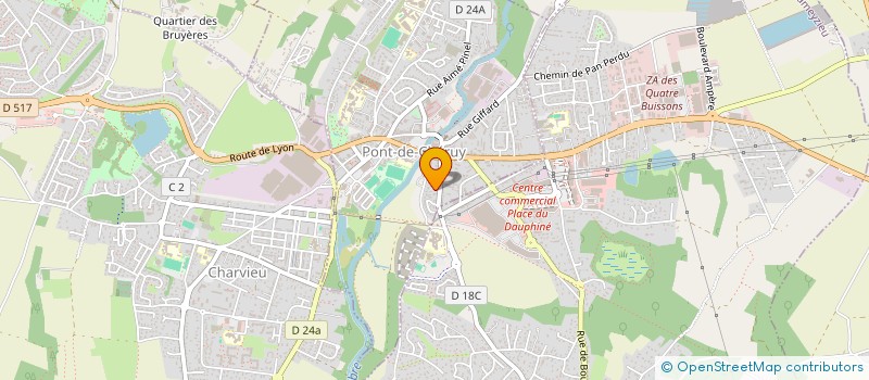 localisation de l'entreprise ALRS  PONT-DE-CHERUY