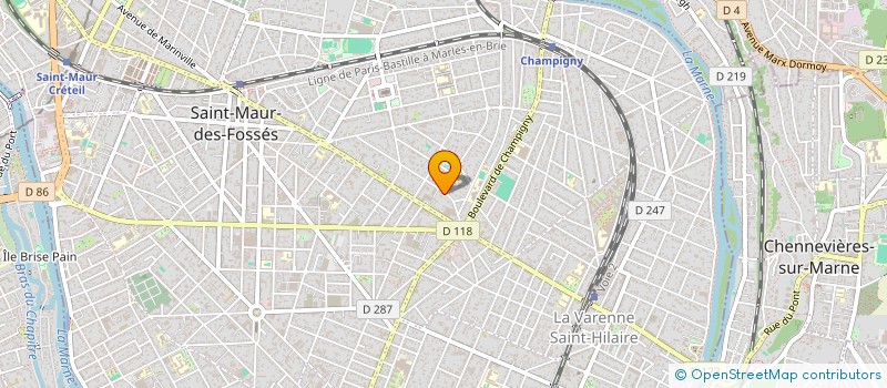 localisation de l'entreprise ALRYMA  SAINT-MAUR-DES-FOSSES