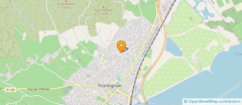 localisation de l'entreprise ALS 34 à FRONTIGNAN