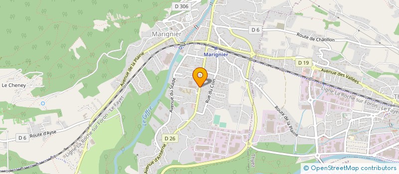 localisation de l'entreprise ALS à MARIGNIER