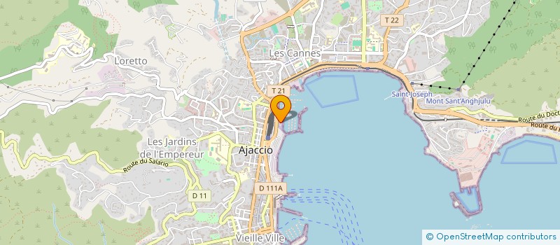 localisation de l'entreprise ALS  AJACCIO
