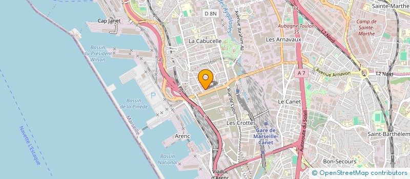 localisation de l'entreprise ALS à MARSEILLE