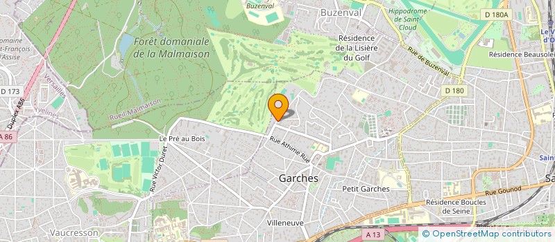 localisation de l'entreprise ALS à GARCHES