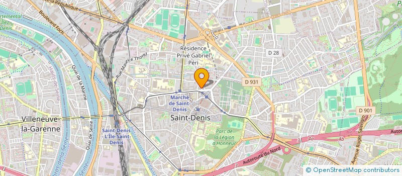 localisation de l'entreprise ALS à SAINT-DENIS