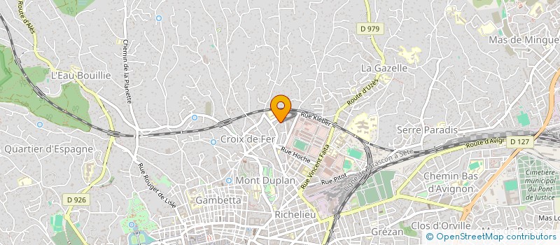 localisation de l'entreprise ALS  NIMES