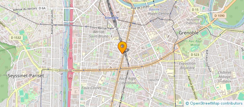 localisation de l'entreprise ALS  GRENOBLE