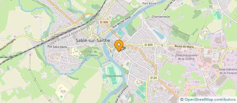 localisation de l'entreprise ALS  SABLE-SUR-SARTHE